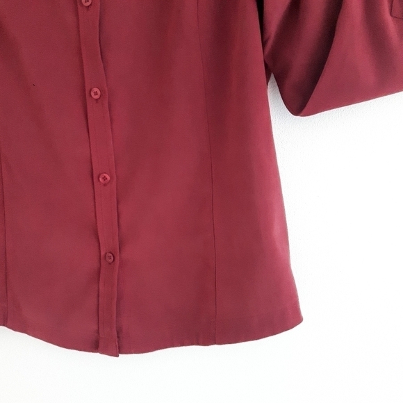 2/$35 Sale PREMIER Button Down Long Sleeved Collection Shirt EUC XL Red - Picture 5 of 8